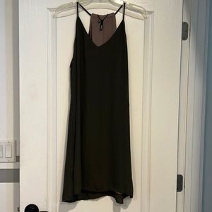 Halter Khaki Dress
